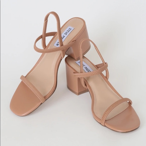 Steve Madden | Shoes | Steve Madden Inessa Dark Tan Heels | Poshmark